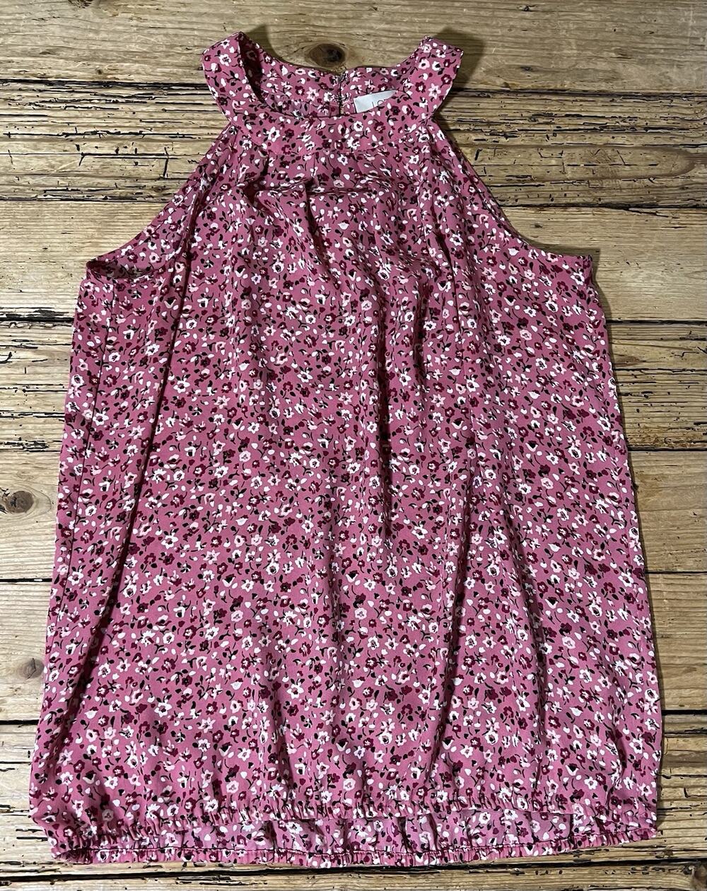Loft Outlet Women’s Size S Pink Floral Halter Top
